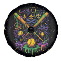 Mardi Gras Dripping Spare Tire Cover Baseball Ice Cream Drip - Wonder Print Shop