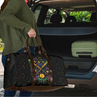 Mardi Gras Dripping Travel Bag Baseball Ice Cream Drip - Wonder Print Shop