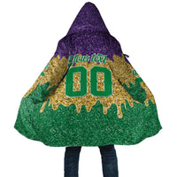 Custom Mardi Gras Dripping Cloak Baseball Sparkling Drip Motif - Wonder Print Shop