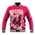 Kentucky Horse Racing Personalized Baseball Jacket Pink Out LT9 - Wonder Print Shop