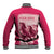 Kentucky Horse Racing Personalized Baseball Jacket Pink Out LT9 - Wonder Print Shop