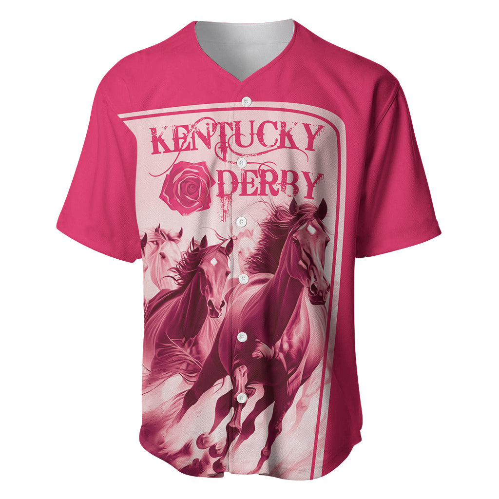 Kentucky Horse Racing Personalized Baseball Jersey Pink Out LT9 - Wonder Print Shop