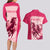 Kentucky Horse Racing Personalized Couples Matching Long Sleeve Bodycon Dress and Hawaiian Shirt Pink Out LT9 - Wonder Print Shop