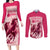Kentucky Horse Racing Personalized Couples Matching Long Sleeve Bodycon Dress and Long Sleeve Button Shirt Pink Out LT9 - Wonder Print Shop