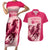 Kentucky Horse Racing Personalized Couples Matching Short Sleeve Bodycon Dress and Hawaiian Shirt Pink Out LT9 - Wonder Print Shop