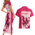 Kentucky Horse Racing Personalized Couples Matching Short Sleeve Bodycon Dress and Hawaiian Shirt Pink Out LT9 - Wonder Print Shop