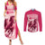 Kentucky Horse Racing Personalized Couples Matching Summer Maxi Dress and Long Sleeve Button Shirt Pink Out LT9 - Wonder Print Shop