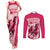 Kentucky Horse Racing Personalized Couples Matching Tank Maxi Dress and Long Sleeve Button Shirt Pink Out LT9 - Wonder Print Shop