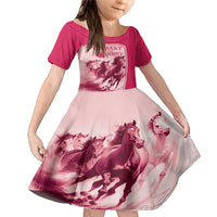 Kentucky Horse Racing Personalized Family Matching Mermaid Dress and Hawaiian Shirt Pink Out LT9 - Wonder Print Shop