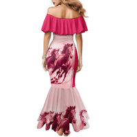 Kentucky Horse Racing Personalized Family Matching Mermaid Dress and Hawaiian Shirt Pink Out LT9 - Wonder Print Shop