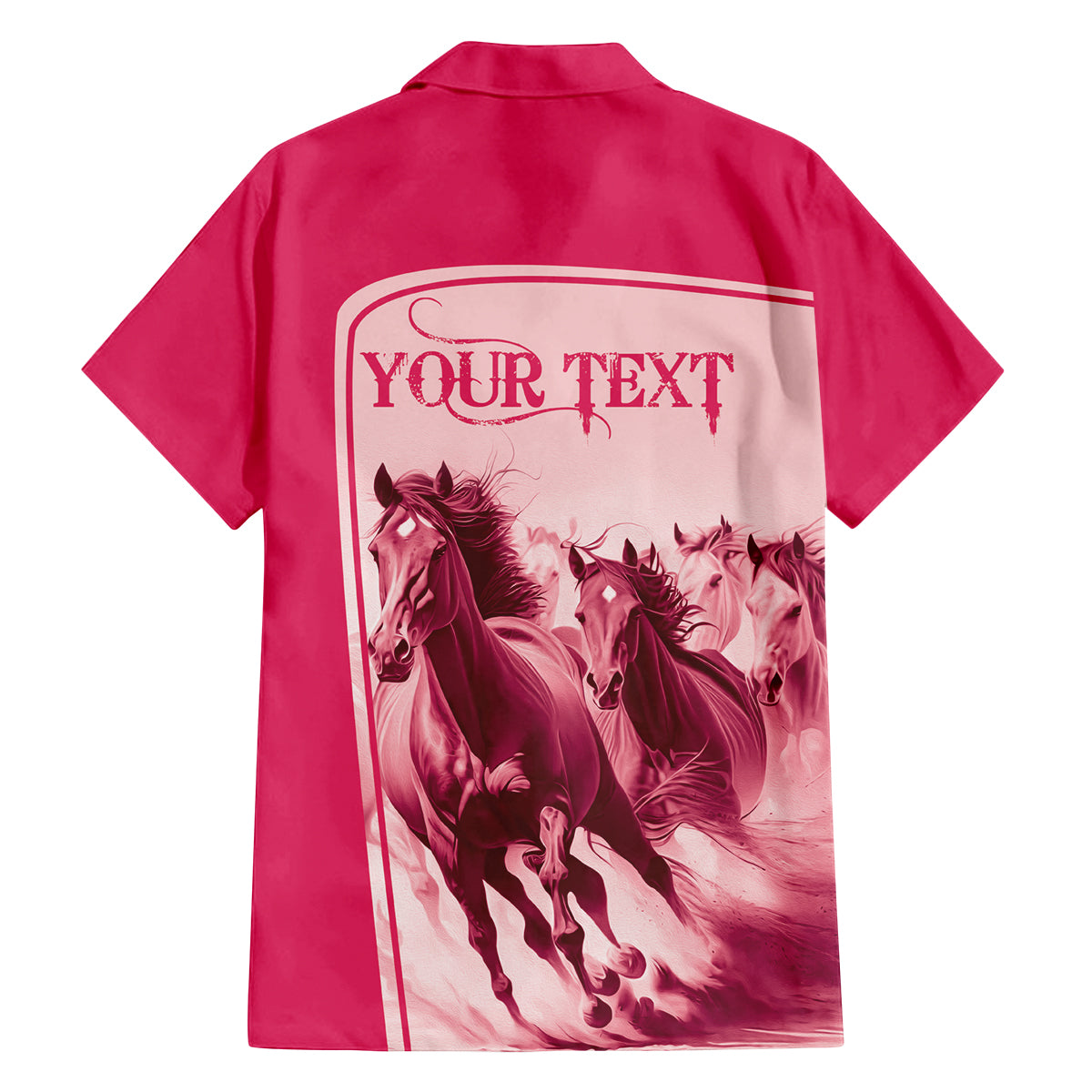 Kentucky Horse Racing Personalized Family Matching Off Shoulder Long Sleeve Dress and Hawaiian Shirt Pink Out - Wonder Print Shop