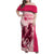 Kentucky Horse Racing Personalized Family Matching Off Shoulder Maxi Dress and Hawaiian Shirt Pink Out LT9 - Wonder Print Shop