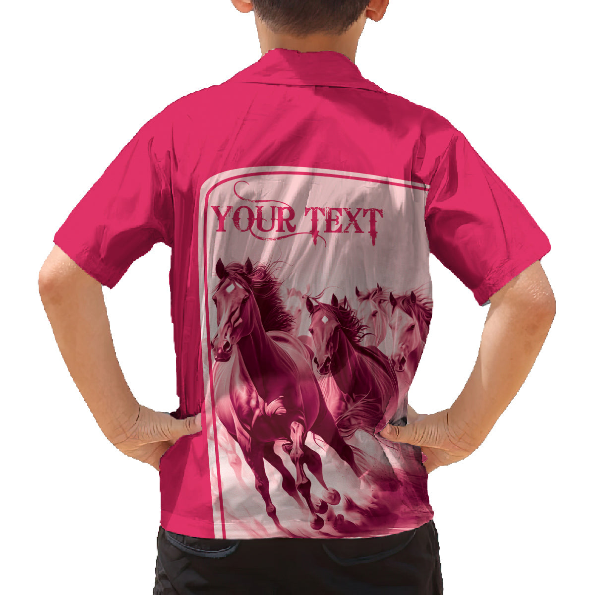 Kentucky Horse Racing Personalized Family Matching Puletasi and Hawaiian Shirt Pink Out - Wonder Print Shop