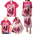 Kentucky Horse Racing Personalized Family Matching Puletasi and Hawaiian Shirt Pink Out - Wonder Print Shop