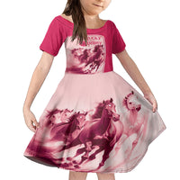 Kentucky Horse Racing Personalized Family Matching Tank Maxi Dress and Hawaiian Shirt Pink Out - Wonder Print Shop