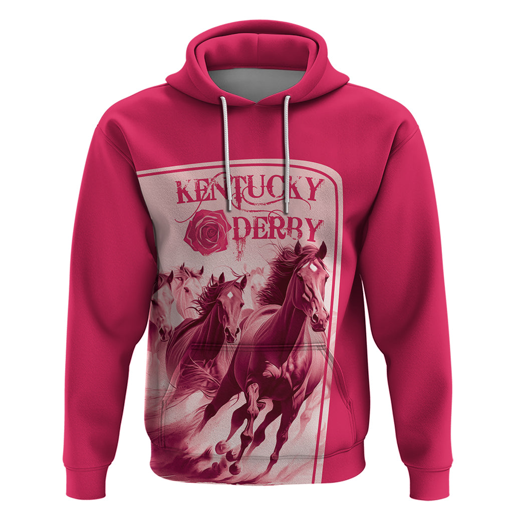Kentucky Horse Racing Personalized Hoodie Pink Out - Wonder Print Shop