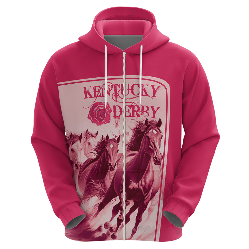 Kentucky Horse Racing Personalized Hoodie Pink Out - Wonder Print Shop