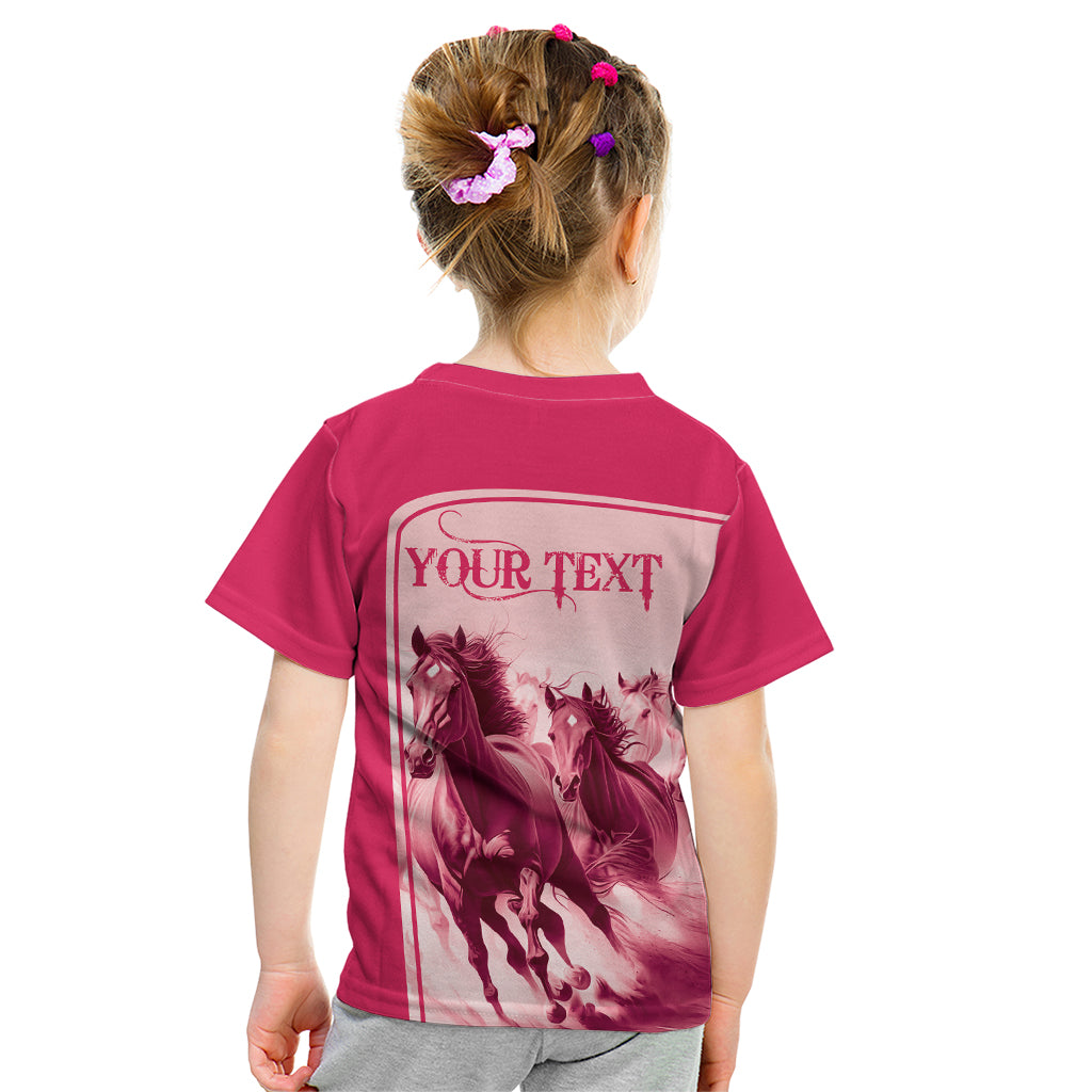 Kentucky Horse Racing Personalized Kid T Shirt Pink Out - Wonder Print Shop