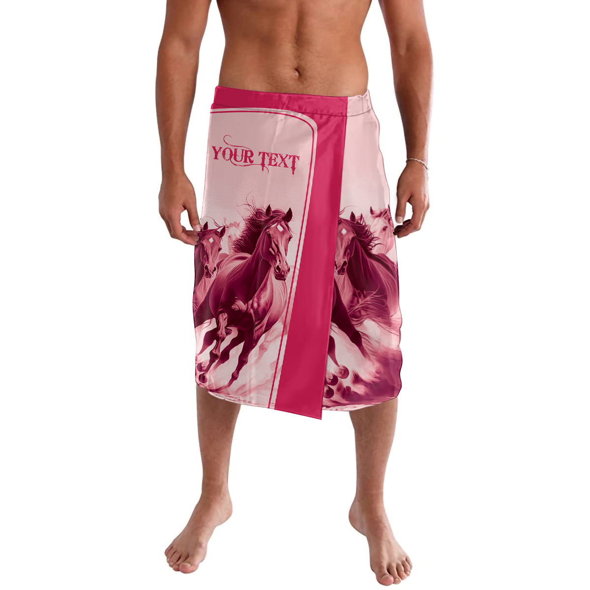 Kentucky Horse Racing Personalized Lavalava Pink Out - Wonder Print Shop