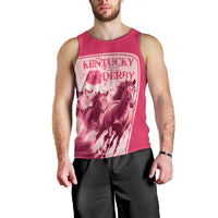 Kentucky Horse Racing Personalized Men Tank Top Pink Out - Wonder Print Shop