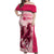 Kentucky Horse Racing Personalized Off Shoulder Maxi Dress Pink Out - Wonder Print Shop
