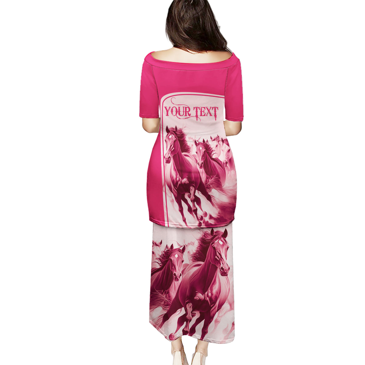 Kentucky Horse Racing Personalized Puletasi Pink Out - Wonder Print Shop