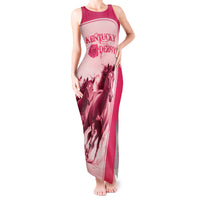 Kentucky Horse Racing Personalized Tank Maxi Dress Pink Out - Wonder Print Shop