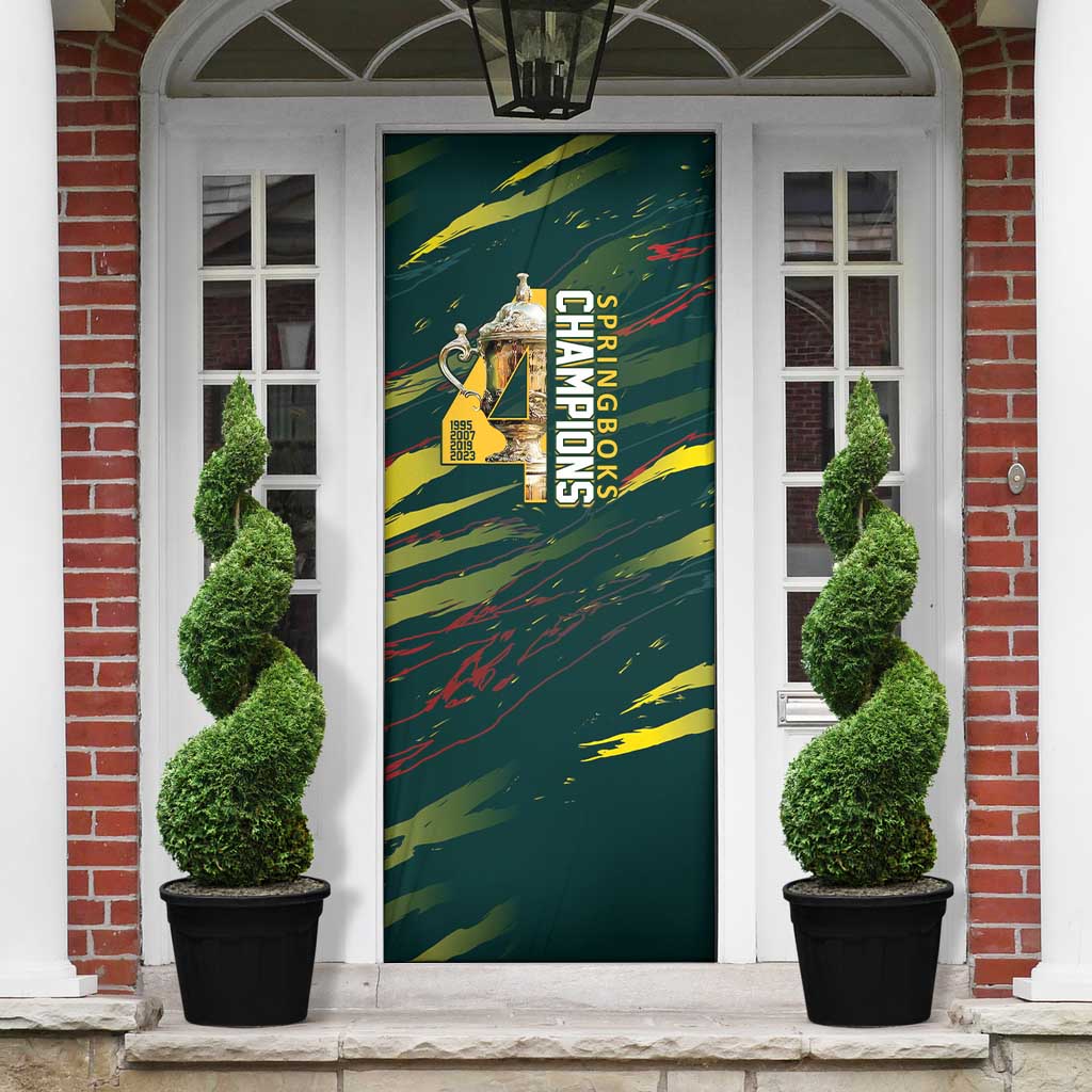 South African Four-time Champions Door Cover World Rugby Team Springboks