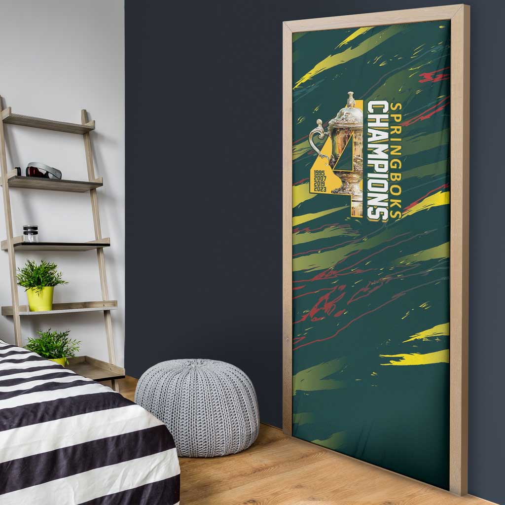 South African Four-time Champions Door Cover World Rugby Team Springboks