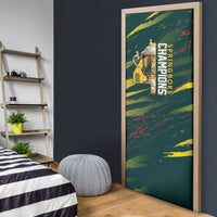 South African Four-time Champions Door Cover World Rugby Team Springboks