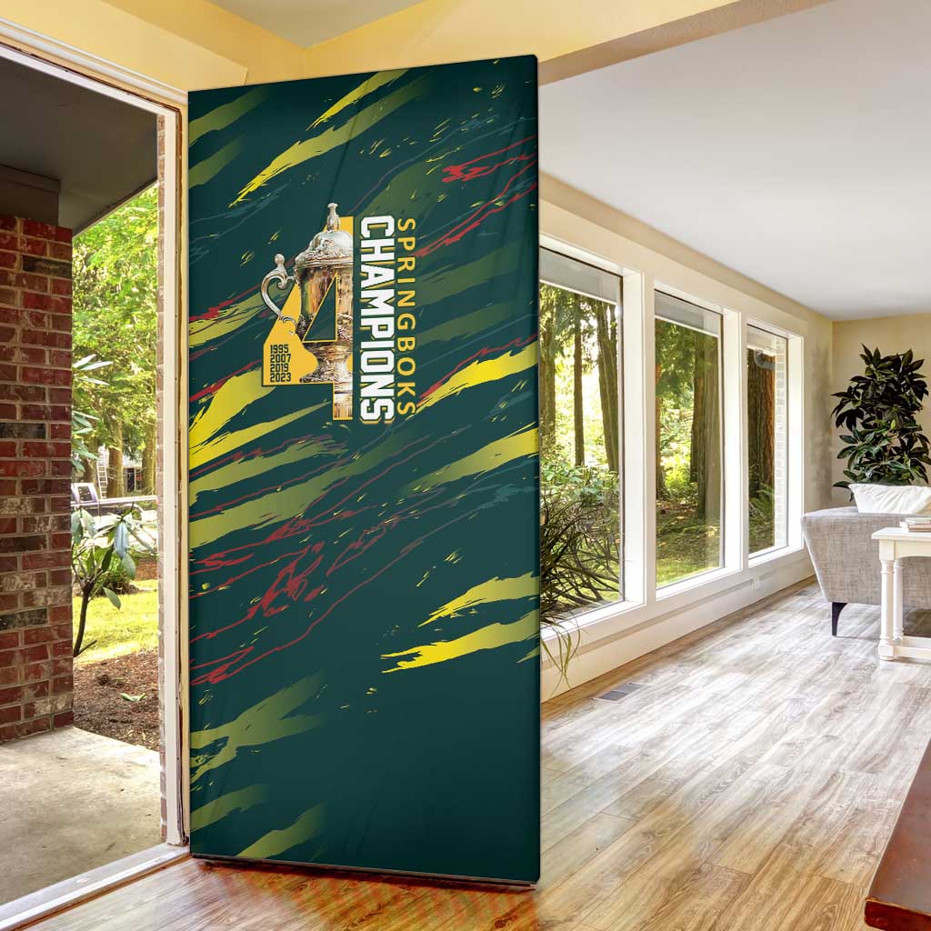 South African Four-time Champions Door Cover World Rugby Team Springboks