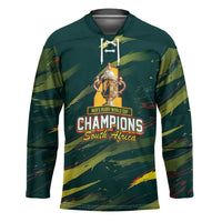 South African Four-time Champions Hockey Jersey World Rugby Team Springboks