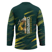 South African Four-time Champions Hockey Jersey World Rugby Team Springboks