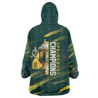 South African Four-time Champions Kid Wearable Blanket Hoodie World Rugby Team Springboks