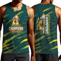 South African Four-time Champions Men Tank Top World Rugby Team Springboks