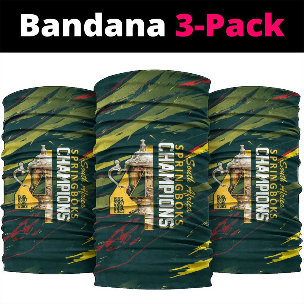 South African Four-time Champions Neck Gaiter World Rugby Team Springboks