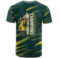 South African Four-time Champions T shirt World Rugby Team Springboks