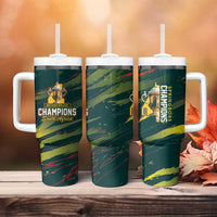South African Four-time Champions Tumbler With Handle World Rugby Team Springboks