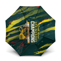 South African Four-time Champions Umbrella World Rugby Team Springboks