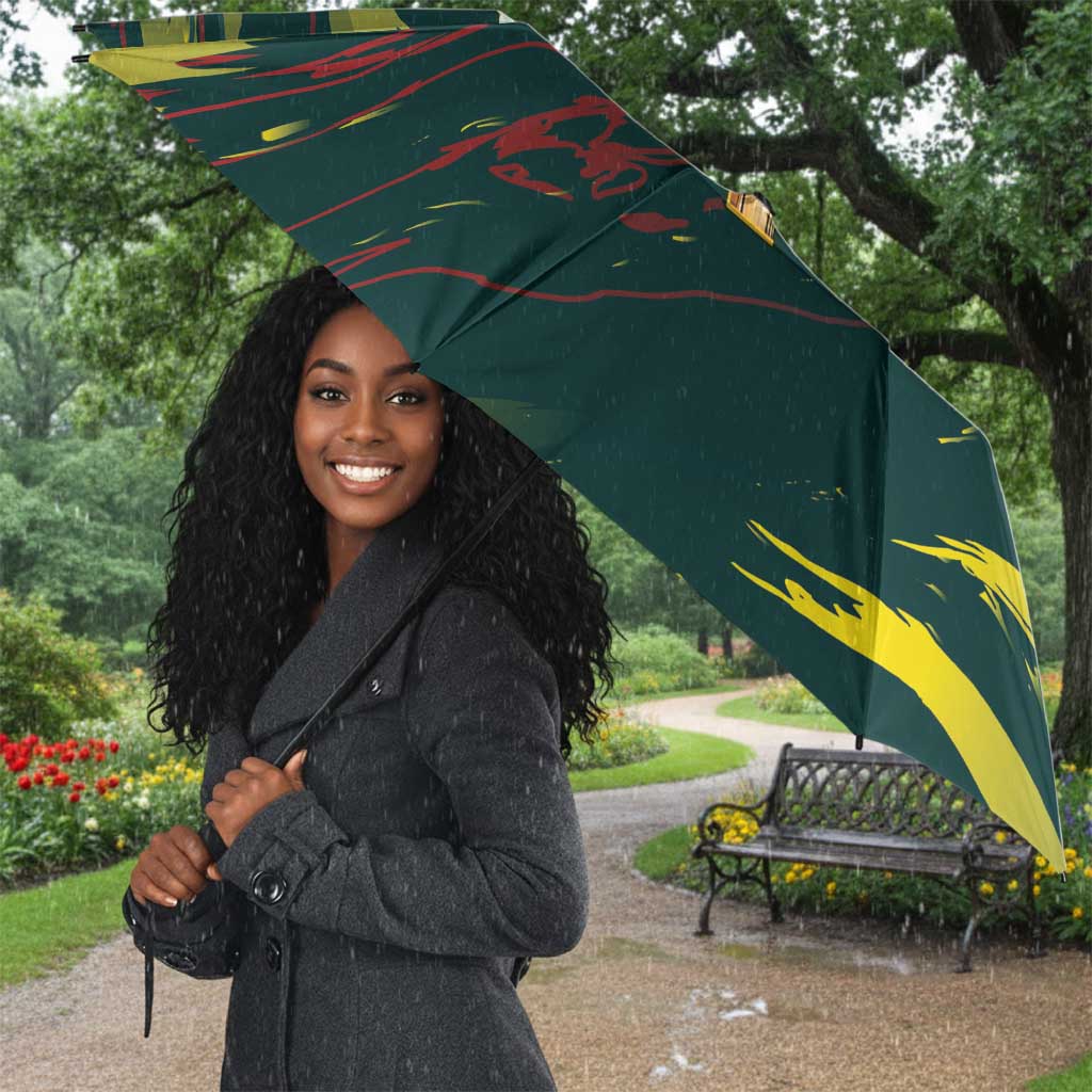 South African Four-time Champions Umbrella World Rugby Team Springboks