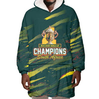 South African Four-time Champions Wearable Blanket Hoodie World Rugby Team Springboks