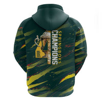 South African Four-time Champions Zip Hoodie World Rugby Team Springboks