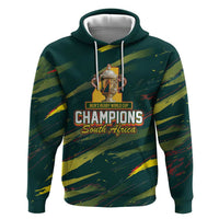 South African Four-time Champions Zip Hoodie World Rugby Team Springboks