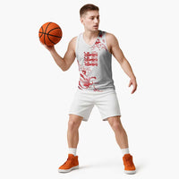 Custom England Rugby Pride Basketball Jersey Tudor Rose Flame Fire Style