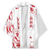 Custom England Rugby Pride Kimono Tudor Rose Flame Fire Style