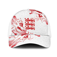 England Rugby Pride Mesh Trucker Cap Tudor Rose Flame Fire Style