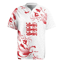 Custom England Rugby Pride Rugby Jersey Tudor Rose Flame Fire Style