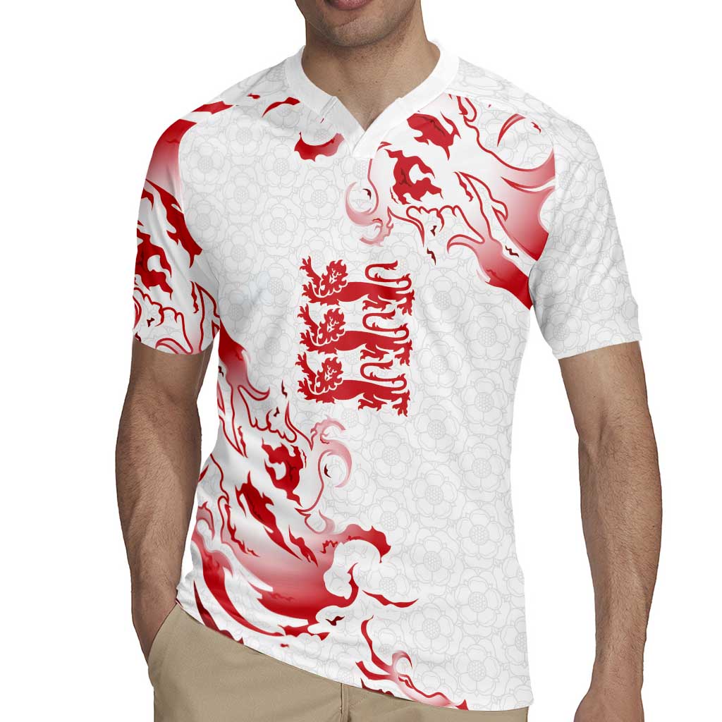 Custom England Rugby Pride Rugby Jersey Tudor Rose Flame Fire Style