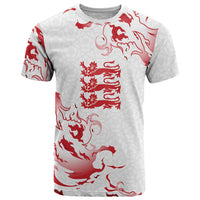 Custom England Rugby Pride T Shirt Tudor Rose Flame Fire Style