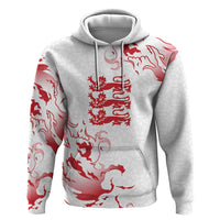 Custom England Rugby Pride Zip Hoodie Tudor Rose Flame Fire Style